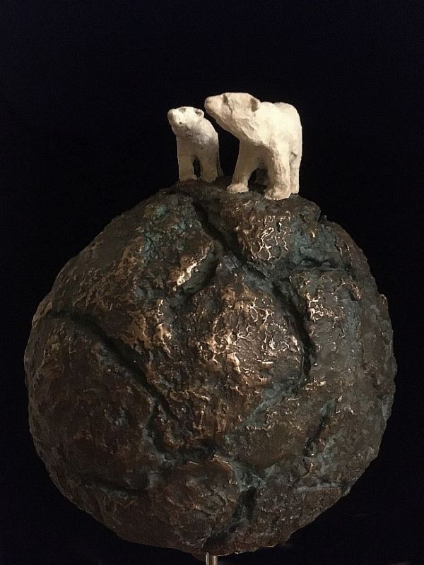 Motiv zuAusstellung:  
Peter Braun – Wie viel Erde braucht der Mensch? Bronzen