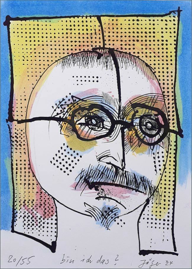 Handkolorierte Orig.-Serigrafie