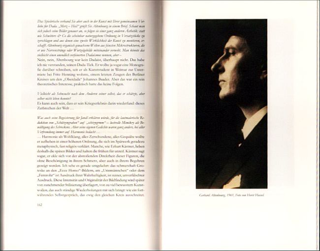 Gerhard Altenbourg, fotografiert von Horst Hussel 1961