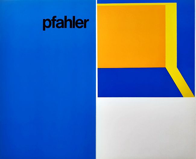 Katalogheft und Grafik Georg Karl Pfahler