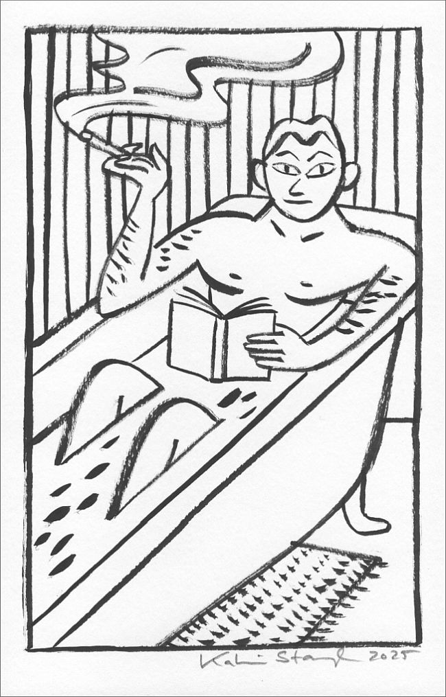 Tuschezeichnung der Vorzugsausgabe