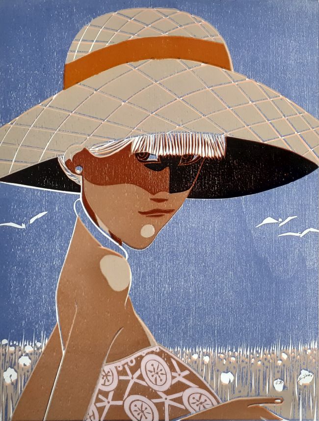 Orig.-Farbholzschnitt