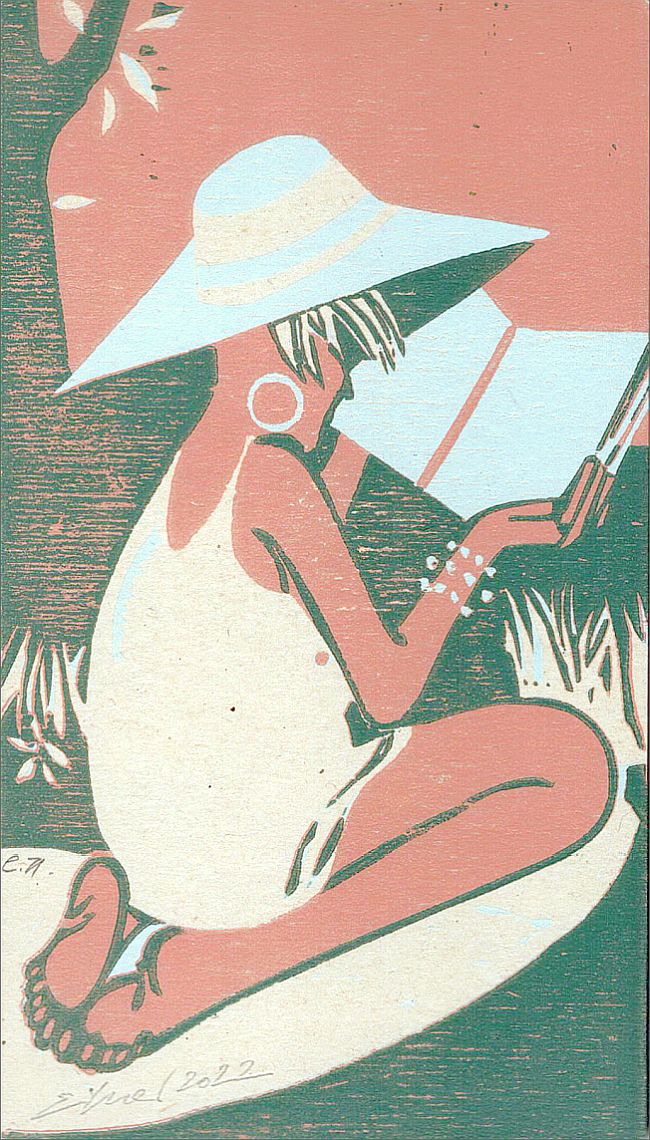 Orig.-Farbholzschnitt