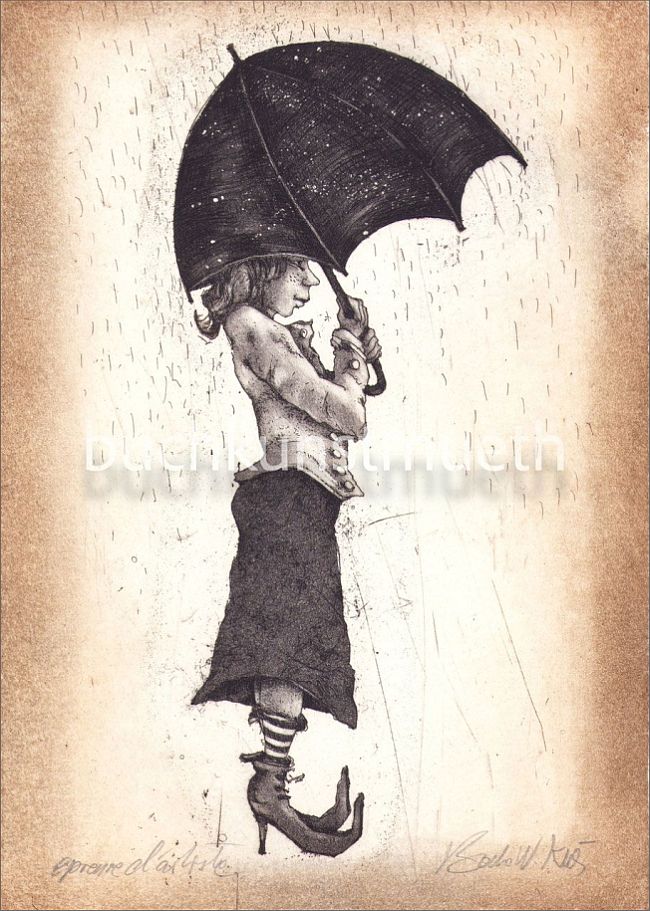 Orig.-Radierung der Vorzugsausgabe