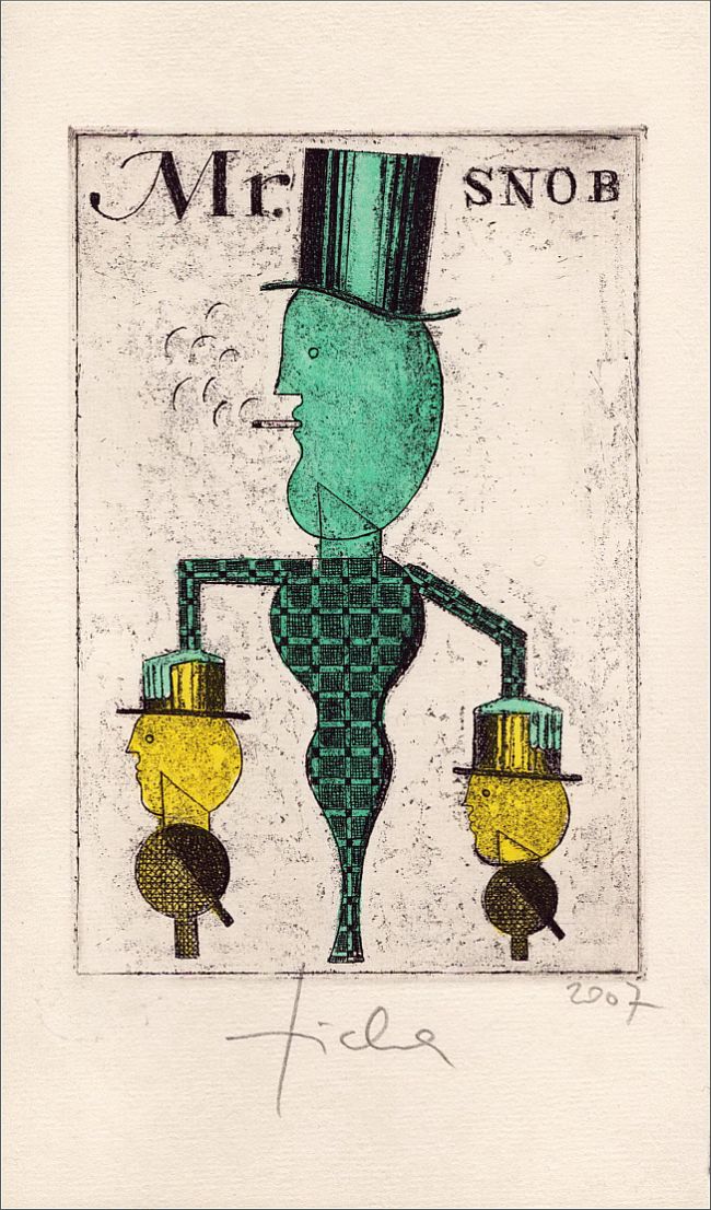 handkolorierte Orig.-Radierung der Vorzugsausgabe