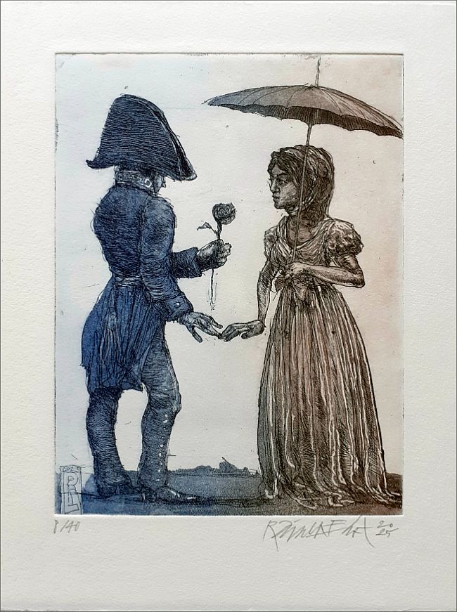 Orig.-Farbradierung der Vorzugsausgabe