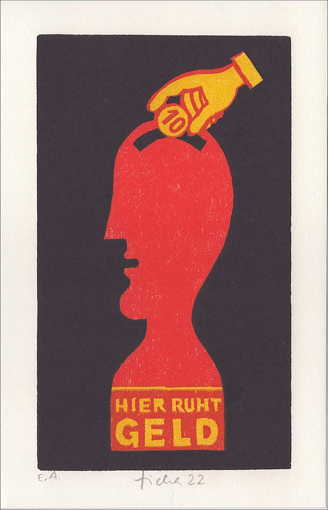 Orig.-Farbholzschnitt