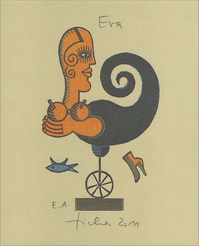 Orig.-Farbholzschnitt