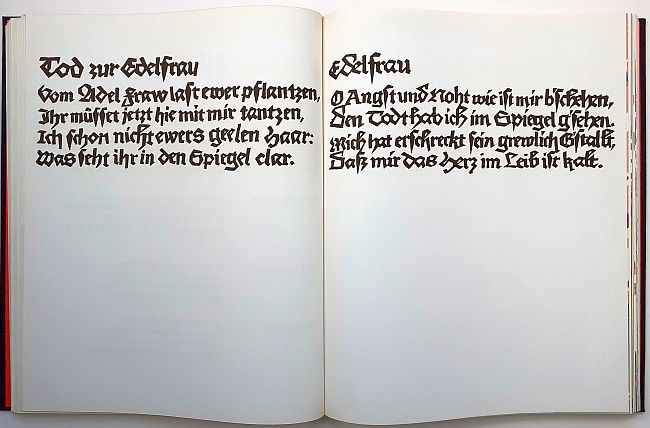 Die von Alfred Kapr gestaltete Schrift