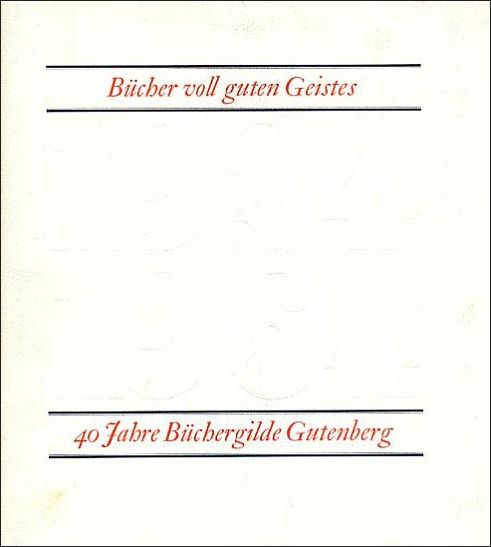 Büchergilde und ihre Geschichte