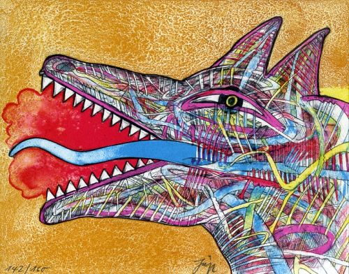 Orig.-Flachdruckgrafik 