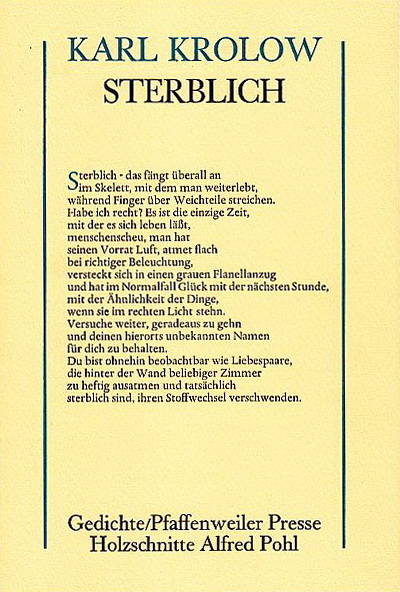Pfaffenweiler Presse