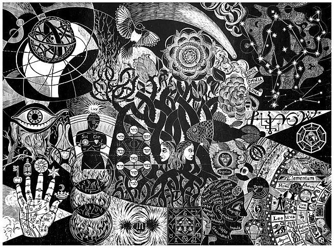 Orig.-Grafik, aufgefaltet 120 x 89 cm